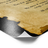 Zehn Gebote der Katze Fotodruck (Ecke)