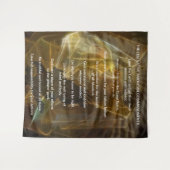 Zehn Gebote des nationalen Amerikanischen Ureinwoh Wandteppich (Vorderseite (Horizontal))