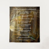 Zehn Gebote des nationalen Amerikanischen Ureinwoh Wandteppich (Vorderseite)