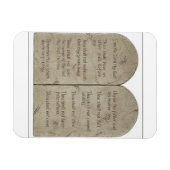 Zehn Gebote [Englisch] Magnet (Horizontal)
