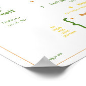 Zehn Gebote für Kinder - Erdtöne ohne Grenzen Poster (Ecke)