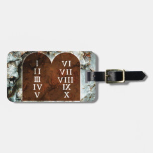 Zehn Gebote Gepäckanhänger