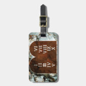 Zehn Gebote Gepäckanhänger (Vorderseite vertikal)