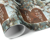 Zehn Gebote Geschenkpapier (Rolleneckpunkt)