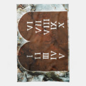 Zehn Gebote Geschirrtuch (Vertikal)