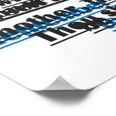 Zehn Gebote gleichzeitig Poster (Ecke)