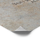 Zehn Gebote in Stein gemeißelt Poster (Ecke)