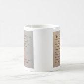 Zehn Gebote Kaffeetasse (Mittel)