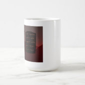 Zehn Gebote Kaffeetasse (Mittel)