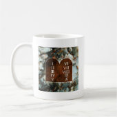 Zehn Gebote Kaffeetasse (Links)