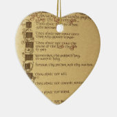 zehn Gebote Keramikornament (Rechts)