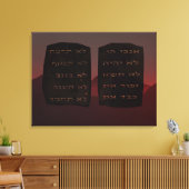 Zehn Gebote Leinwanddruck (Insitu (Wohnzimmer))