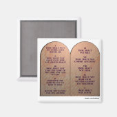 Zehn Gebote Magnet (Vorderseite/Rückseite)