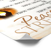 Zehn Gebote mit Sunset in Praying Hands Poster (Ecke)