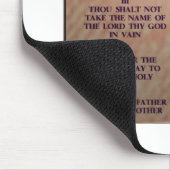 Zehn Gebote Mousepad (Ecke)