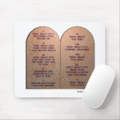 Zehn Gebote Mousepad (Mit Mouse)