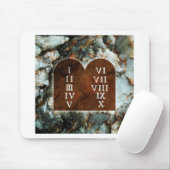 Zehn Gebote Mousepad (Mit Mouse)