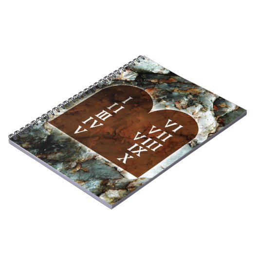 Zehn Gebote Notizblock (Linke Seite)