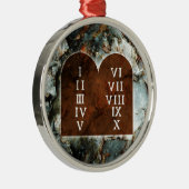 Zehn Gebote Ornament Aus Metall (Rechts)