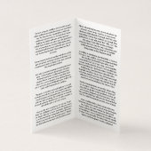 Zehn Gebote parabel (Innenseite)