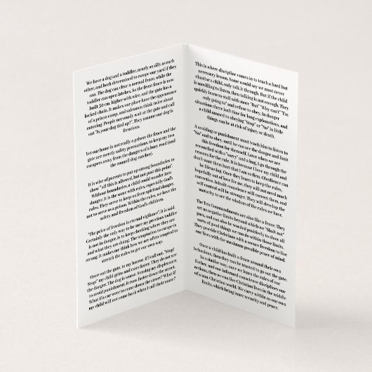 Zehn Gebote parabel (Innenseite)