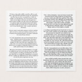 Zehn Gebote parabel (Innenseite Aufgefaltet)