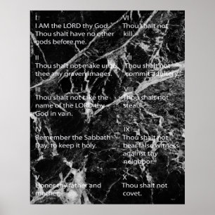 Zehn Gebote Poster
