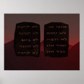 Zehn Gebote Poster (Vorne)
