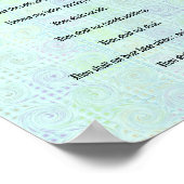 Zehn Gebote - Poster der grönländischen Drehungen (Ecke)