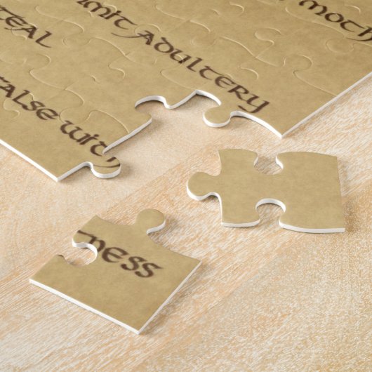 zehn Gebote Puzzle (Seite)