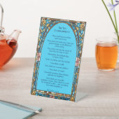 Zehn Gebote Sockelschild (In SItu)