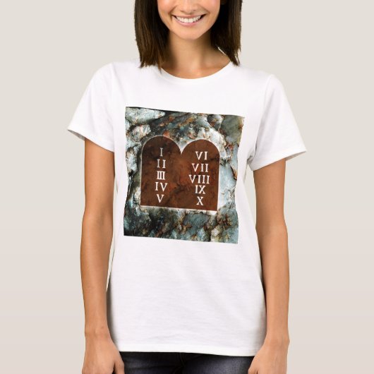 Zehn Gebote T-Shirt (Vorderseite)