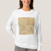 Zehn Gebote - T - Shirt der Frauen mit einem lange (Vorderseite)