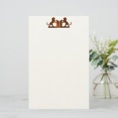 Zehn Gebote und Löwen Briefpapier (Stehend Vorderseite)