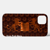 Zehn Gebote und Löwen Case-Mate iPhone Hülle (Rückseite (Horizontal))