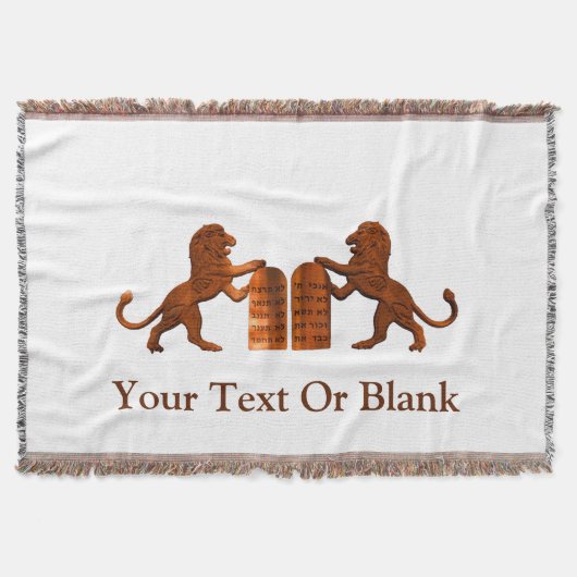 Zehn Gebote und Löwen Decke (Vorderseite)