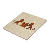 Zehn Gebote und Löwen Fliese (Seite)