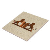 Zehn Gebote und Löwen Fliese (Seite)