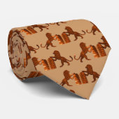 Zehn Gebote und Löwen Krawatte (Gerollt)