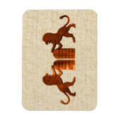 Zehn Gebote und Löwen Magnet (Vertikal)