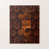 Zehn Gebote und Löwen Puzzle (Vertikal)