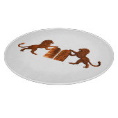 Zehn Gebote und Löwen Schneidebrett (Ecke)