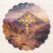 Zehn Gebote Untersetzer (Vorderseite)