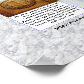 Zehn Gebote vor dem Obersten Gerichtshof Poster (Ecke)