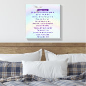 Zehn Gebote - Wrapped Canvas (Glanz) Leinwanddruck (Insitu (Schlafzimmer))