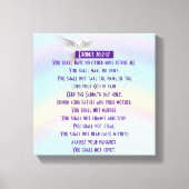 Zehn Gebote - Wrapped Canvas (Glanz) Leinwanddruck (Vorderseite)