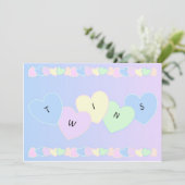 Zehn Geburtshinweise Ankündigung (Stehend Vorderseite)