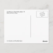 Zehn Gipfel oder Schwanzspitzen, Alpen, TX Postkarte (Rückseite)