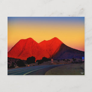 Zehn Gipfel oder Schwanzspitzen, Alpen, TX Postkarte