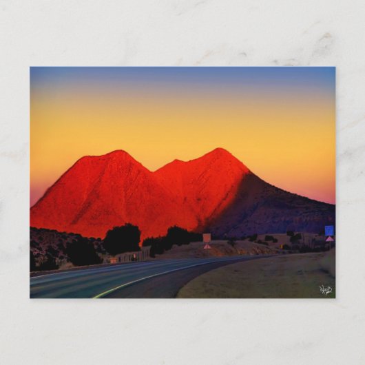 Zehn Gipfel oder Schwanzspitzen, Alpen, TX Postkarte (Vorderseite)